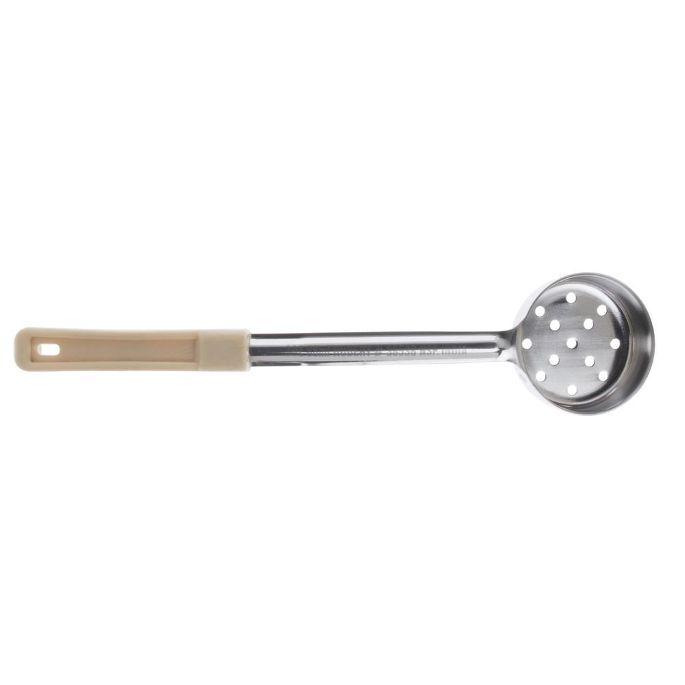 3 oz Perforated Portion Server Stainless Steel with Beige Plastic Handle - 13 3/10"L by HUBERT – Stainless Steel, Silver