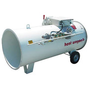 Direct Fired Gas Heater by Heat Wagon – 48"L x 32"W x 46"H, Steel, White, Model 2730C