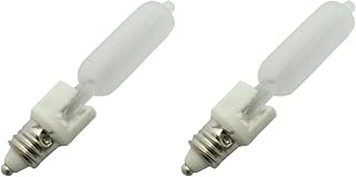 Satco S1913 120V 35-Watt T4 E11 Base Light Bulb, Frosted (Pack of 2)