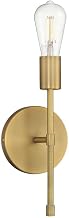 62318LEDDLP-ABB Iconic II - 7W 1 LED Wall Sconce-11 Inches Tall and 5 Inches Wide, Finish Color: Antique Brushed Brass