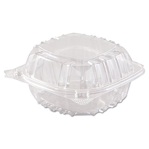 Clearseal Plastic Sandwich Hinged Container 125/Pack in Clear by DART – 21.5 liters, Plastic, Clear, Model DCCC57PST1