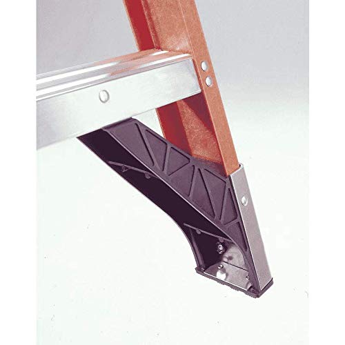() Platform Ladder by Werner – 54.25"L x 30.5"W x 7.56"H, Fiberglass, Orange, Model P7406
