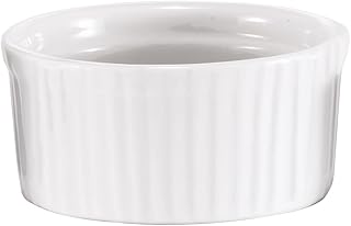 Browne Foodservice 2.5 Ounce Ceramic Ramekin, White, Set of 96