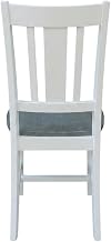 Furnifact Solid Wood Dining Chair with Splatback Design, Kitchen and Dining Room Chairs for Table Set Seating