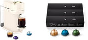 Nespresso Vertuo Next Coffee and Espresso Maker by DeLonghi, Creamy White with Gold with Capsules