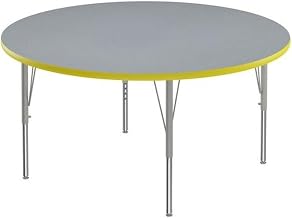 Correll Laminate Activity Tables with Gray Granite Finish A48TF-RND-15-14-38