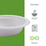 ECO PRODUCTS 12oz / White / Classic Bowls (Vanguard) Bowls