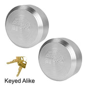 Master Lock 2 Pack / Steel / Industrial Keyed Padlocks