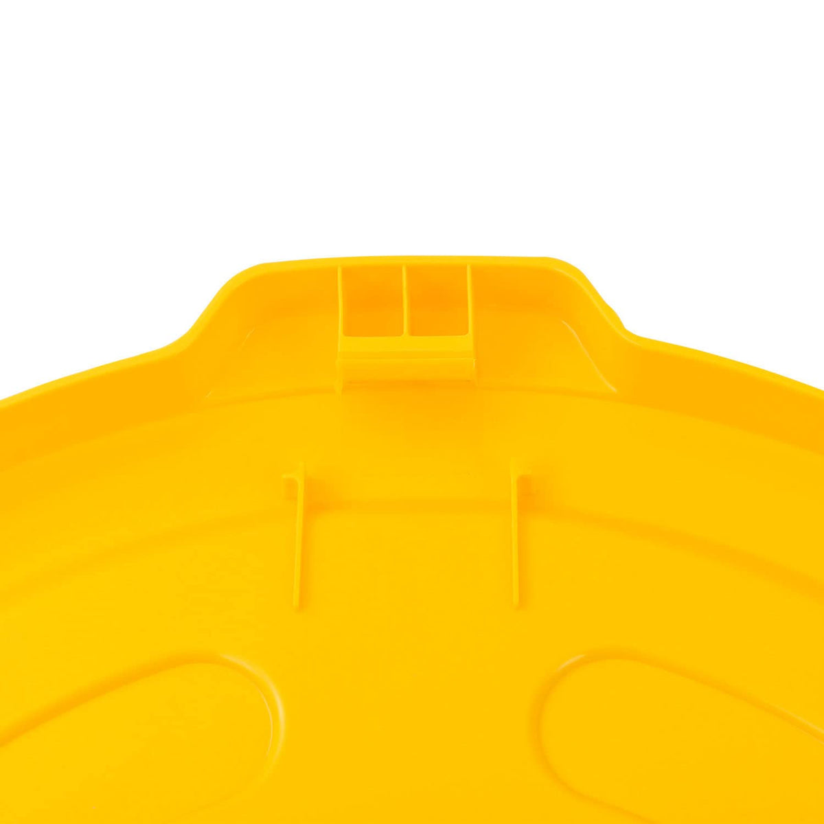 Global Industrial Yellow / 27-1/2" Diameter x 2-1/2"H / Industrial Kitchen Trash Cans