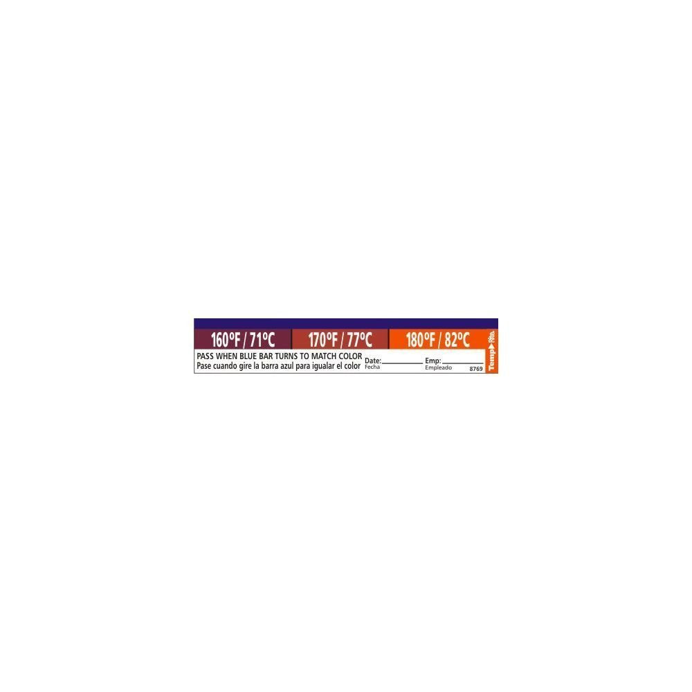 Taylor 8769 TempRite Dishwasher Strips – 5.59 x 2.99 x 0.19685 inches, Multi-colored, Pack of 27