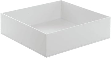 HUBERT Serving Tray White Acrylic - 10"L x 10"W x 3"H