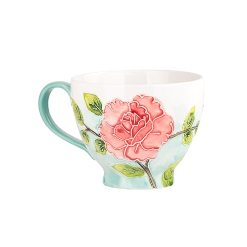 10 Strawberry Street Peonies / Large / Chic Mug Sets