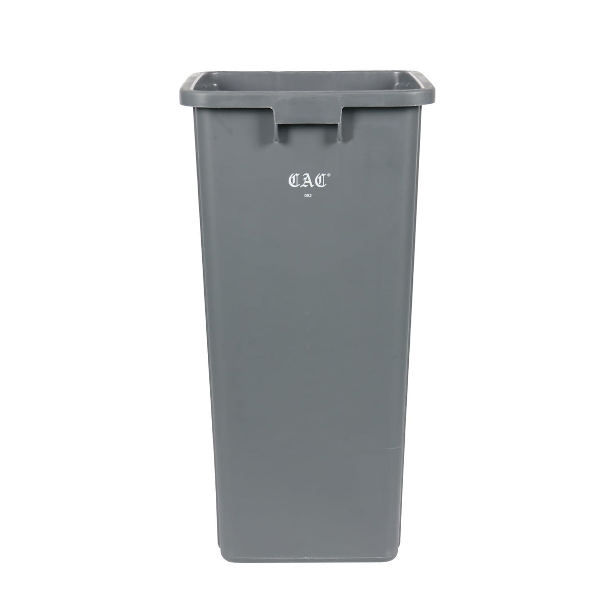 CAC Poly Trash Can Square Gray 23Gal by CAC China – 23 gallons, Gray, Model TCSQ-23GRY