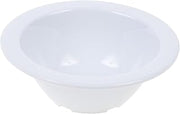 Winco MMB-4W Melamine Fruit Bowl, 4-Ounce, White (Pack of 12),Medium | Dishwasher safe, Shatterproof, Stackable, Restaurant service, Great for Fruit, Desserts, Sides and Snacks