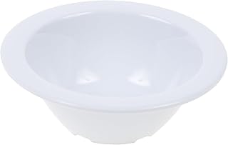 Winco MMB-4W Melamine Fruit Bowl, 4-Ounce, White (Pack of 12),Medium | Dishwasher safe, Shatterproof, Stackable, Restaurant service, Great for Fruit, Desserts, Sides and Snacks