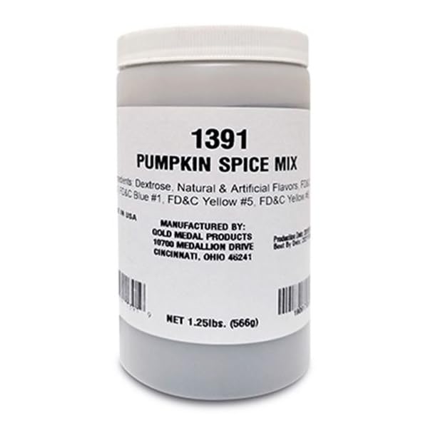 1 1/4 lb Pumpkin Spice Sweet Selections® Dry Mix by Gold Medal – Commercial Grade