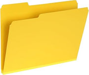 Pendaflex Yellow Letter File Folders, 25/Box