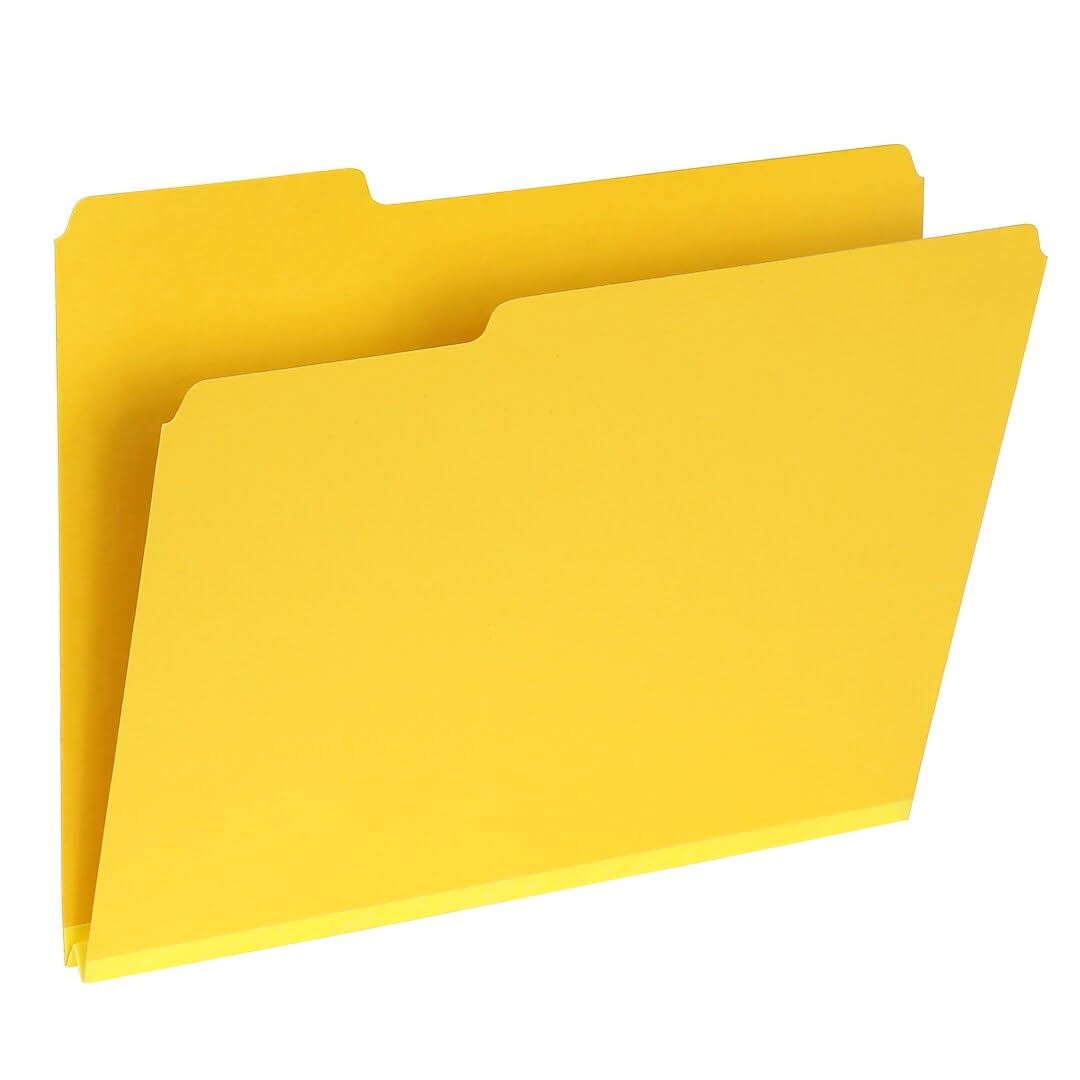 Yellow Letter File Folders by Pendaflex – Paper, Yellow, Model 1007022