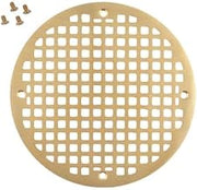 Franklin - 11509-7 1/2 in Round Brass Floor Drain Strainer