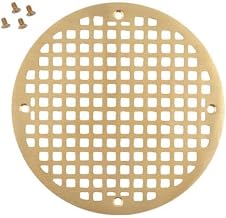 Franklin - 11509-7 1/2 in Round Brass Floor Drain Strainer