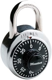 Combination Padlock Only (no Key is Included) (Pack of 48 pcs) by Master Lock – Stainless Steel, Pack of 48, Model 1500D