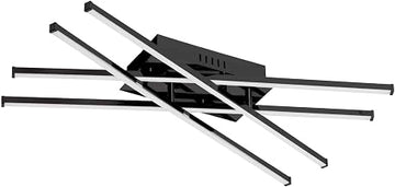 Dainolite 25.6W Matte Black Flush Mount
