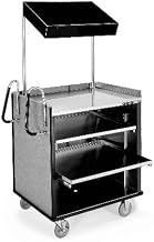 Stainless Steel Compact Mart Cart with Laminate Finish, 28 1/4 x 49 x 72 1/4 inch Overall Size - 1 each.
