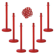 Mr. Chain 2.5 inches Dia. / Red / 1 Chain Barriers