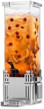 Rosseto LD113 Stainless Steel Base Rectangle Beverage Dispenser, 2-Gallon