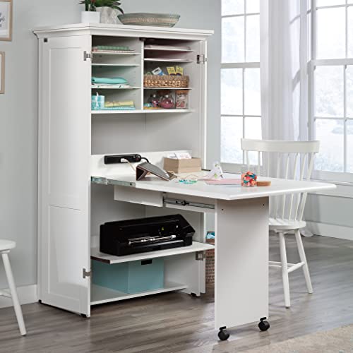Sauder Timber Oak / Armoire / L: 35.12" x W: 21.81" x H: 61.58" Sewing Cabinets