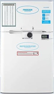 ACCUCOLD 19" 2-Door Refrigerator - Freezer, White - AGP34RFLCALADA