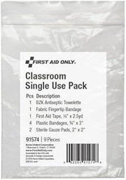 First Aid Only Classroom Single Use Pack Refill