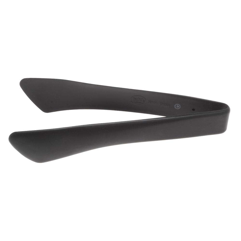 Tongs, 9", Heat Safe up to 400°F, Safe to use with Coated cast Aluminum Items, Dishwasher Safe, Stainless Steel & Silicone, Black by Tablecraft – Aluminum, Black, Model 39101