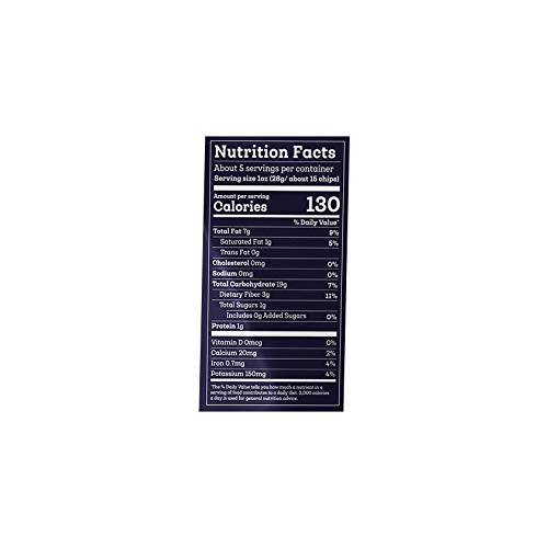 Siete No Salt / 5 Ounce (Pack of 6) / 6 Tortilla