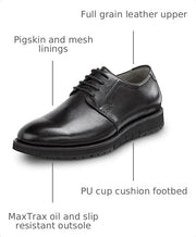 Mens Black Beaufort MaxTrax Soft Toe SRO Dress Shoe 16.0 EW by SR Max – 16 X-Wide, Polyurethane, Black, Model Sr Max Beaufort