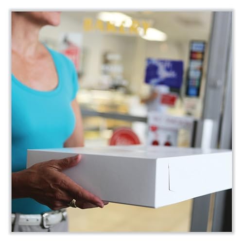SOUTHERN CHAMPION TRAY 7" Length x 7" Width x 3" Height / White / 0.01 liters Bakery Take Out Containers