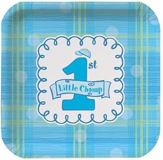 Creative Converting Celebrate 1 - Boy Lunch Plates - 8 ct