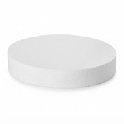 24 x 4 Inch Round Polystyrene Foam Cake Dummy by Glownary – Polystyrene (PS), White, Model 24x4rounddummy