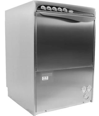 High Temp. Undercounter Dishwasher by CMA Dishmachines – 0.8 gallons, Stainless Steel, Model UC50E