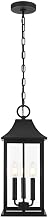 Elegant Lighting Shepard 8 X 20.5 Outdoor Pendant in Black