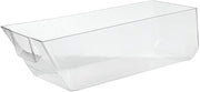 Bulk Food Bin with Angled Front Clear PETG Plastic - 26.5"L x 8"W x 7"H