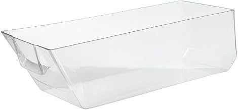 Bulk Food Bin with Angled Front Clear PETG Plastic - 26.5"L x 8"W x 7"H