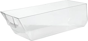 Bulk Food Bin with Angled Front Clear PETG Plastic - 26.5"L x 8"W x 7"H