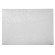 Serving Tray White Textured Melamine - 21" L x 15" W by HUBERT – Melamine, White, Model M1415-WHITE