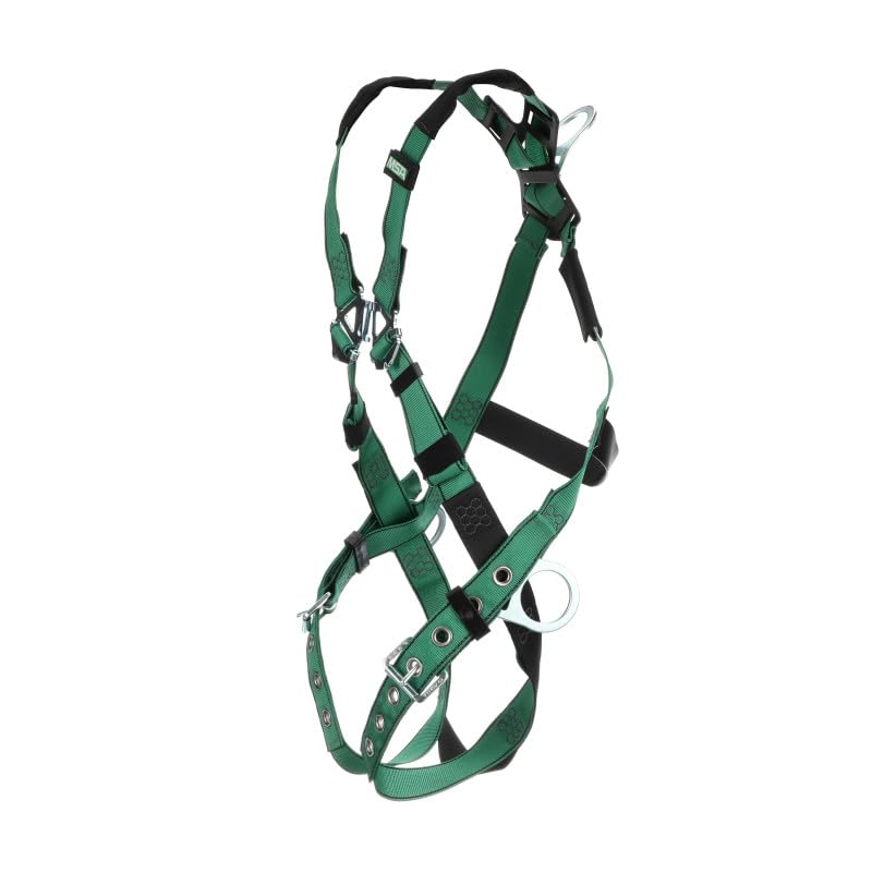 MSA Standard / Back, Hip D-rings / Green Protective Workwear