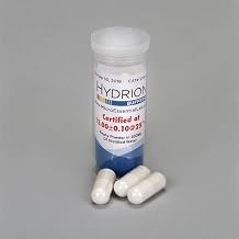 HYDRION Buffer Capsules, pH 12.0, Laboratory Grade, Vial of 10
