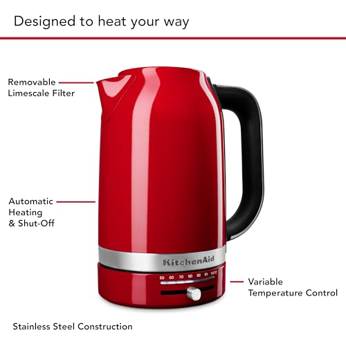 KitchenAid Empire Red / 1.8 Quarts / 1.7 liters Electric Kettles