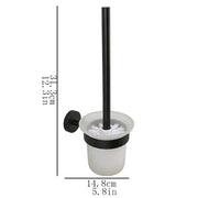 Compact Size Wall Mounted Bristles Plastic Brush by FYorbitH – One Size, Black, Model FYorbitH