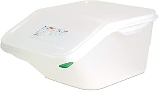 Araven Ingredient Bin, Storage Container for Large Quantity Ingredients, Use in Commercial or Home Kitchen, 4 Gallons, 1 Count, White