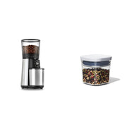 Brew Conical Burr Coffee Grinder by OXO – 12.0 ounces, Stainless Steel, Silver